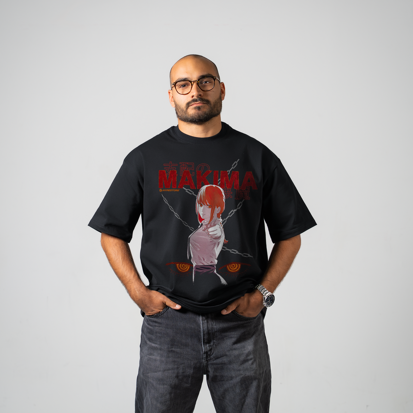 MAKIMA OVERSIZE T-SHIRT - CHAINSAW MAN