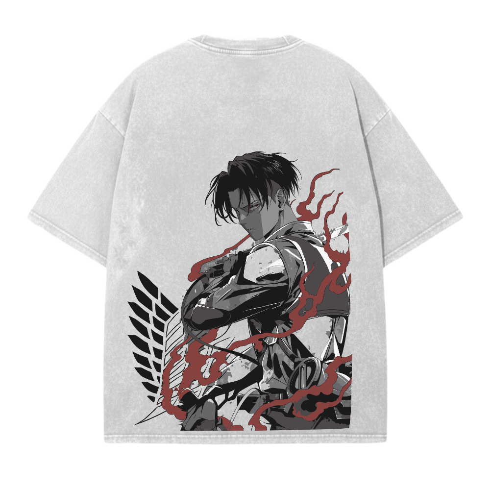 LEVI OVERSIZE T-SHIRT - ATTACK ON TITAN