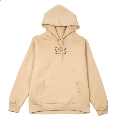 Firestarter K/DA hoodie in beige – front, flat lay – League of Legends