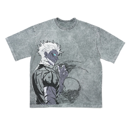 GOJO GRAY OVERSIZE T-SHIRT - JUJUTSU KAISEN