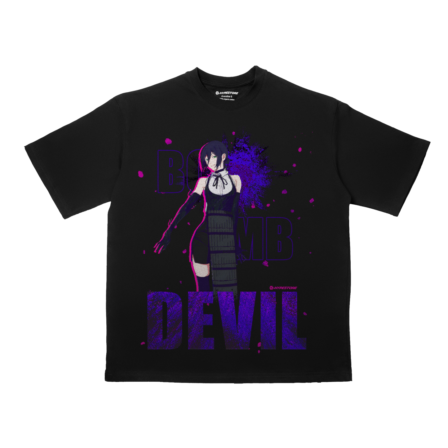 REZE OVERSIZE T-SHIRT - CHAINSAW MAN