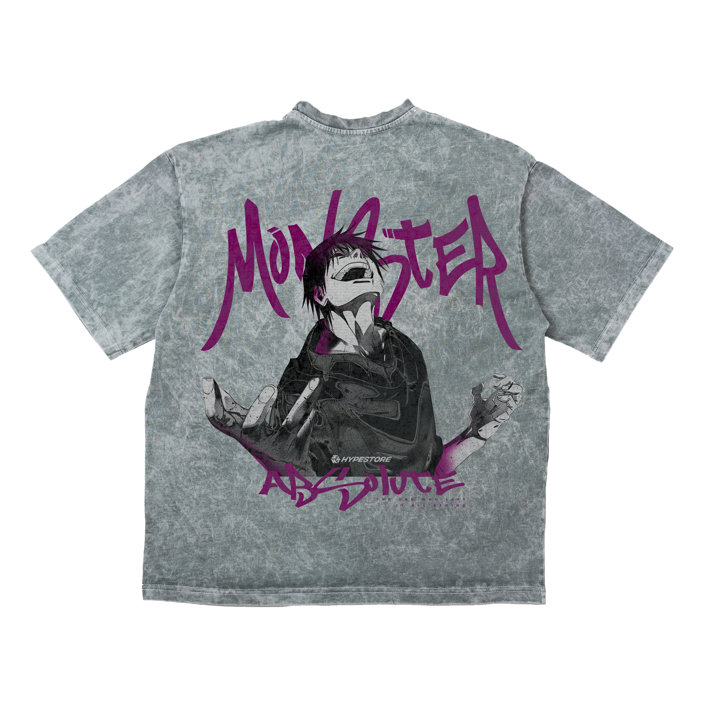 TOJI GRAY OVERSIZE T-SHIRT - SOLO LEVELING